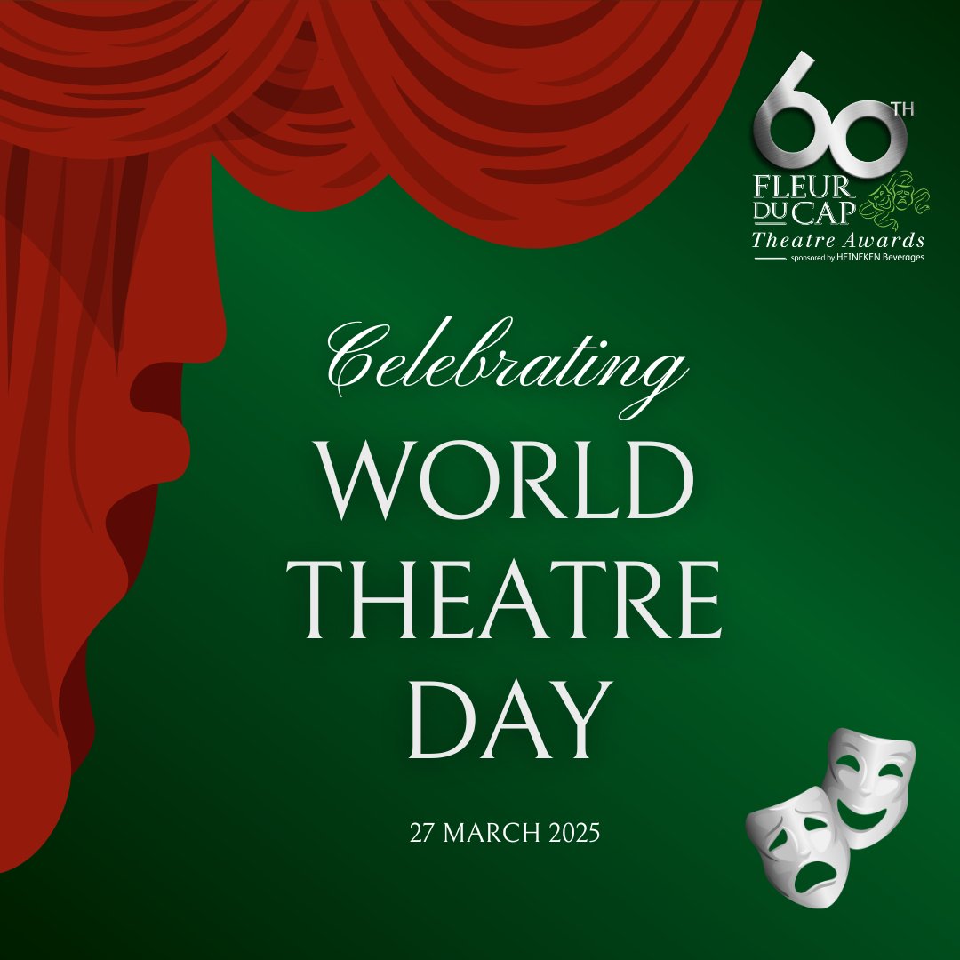 Happy #WorldTheatreDay! 🎭

As Athol Fugard said, “Theatre is the art of making people feel what they need to feel, to confront what they need to confront.”

Here’s to the storytellers shaping our world! 👏🎭 #TheatreExcellence #60FDCTheatreAwards