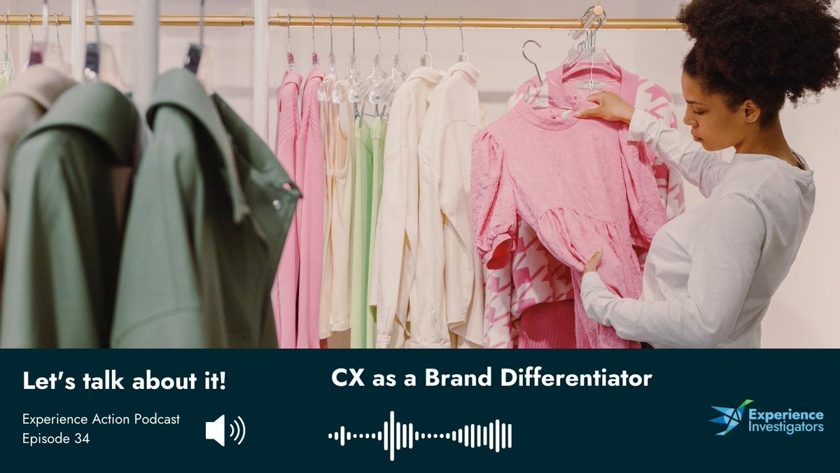 🛒 You may notice that brands like Target and Nordstrom have consistent experiences in each shopping trip you take.

🎙️  Episode 34 of <a href="/jeanniecw/">Jeannie Walters</a>'s Experience Action Podcast is all about using #CustomerExperience as a brand differentiator. 

bit.ly/3YnI9Wp
