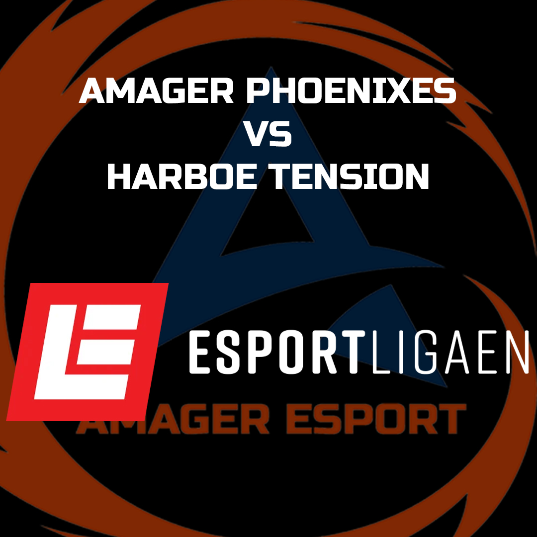 Amager Phoenixes spiller her kl 19:30 mod Harboe Tension. I kan alle se med her! twitch.tv/amageresport