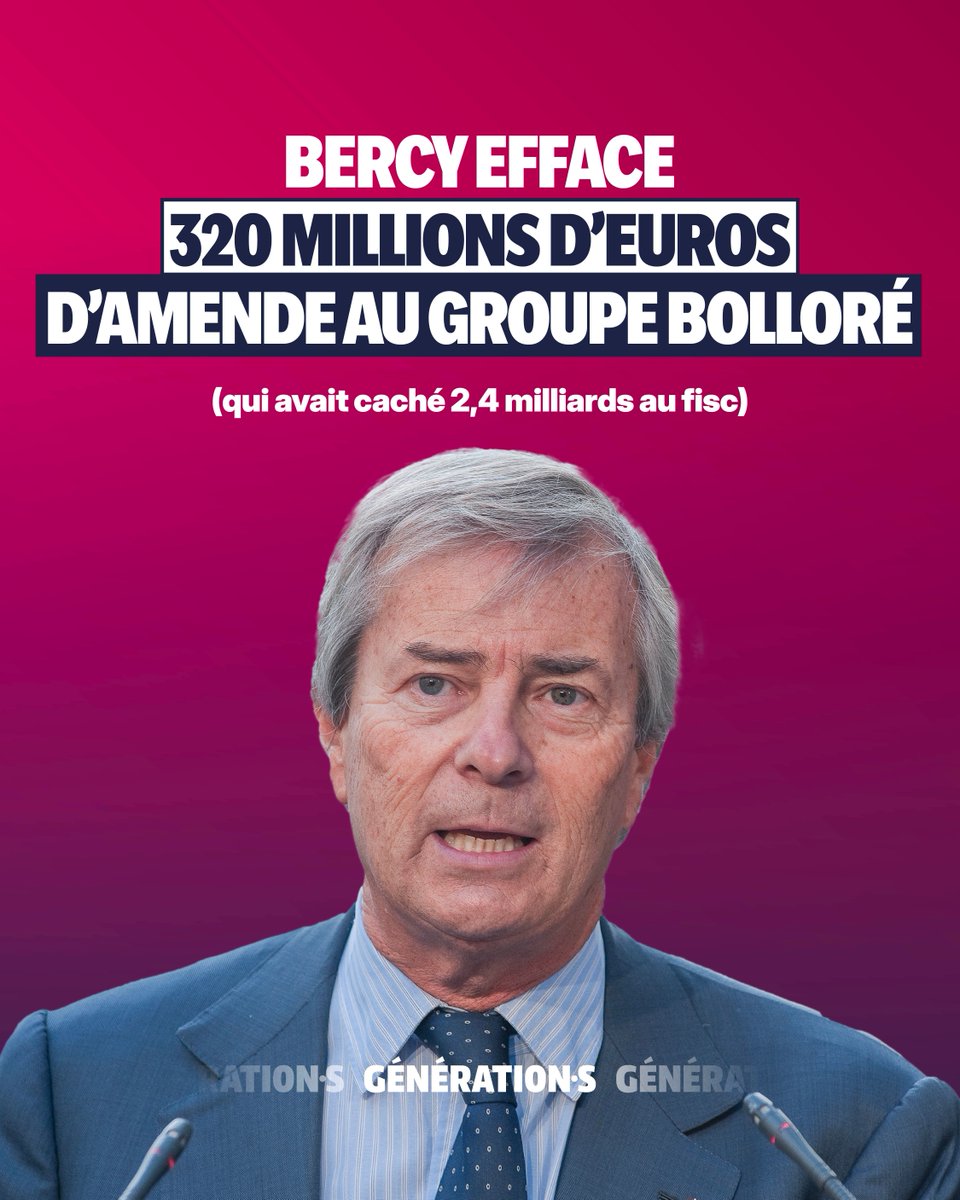 GenerationsMvt's tweet photo. Chacun doit payer l’impôt pour financer la solidarité nationale. Et ceux qui essaient de s’y soustraire doivent être sanctionnés.

Sauf quand vous êtes un milliardaire d’extrême-droite... apparemment. https://t.co/1l7PMj6e6E