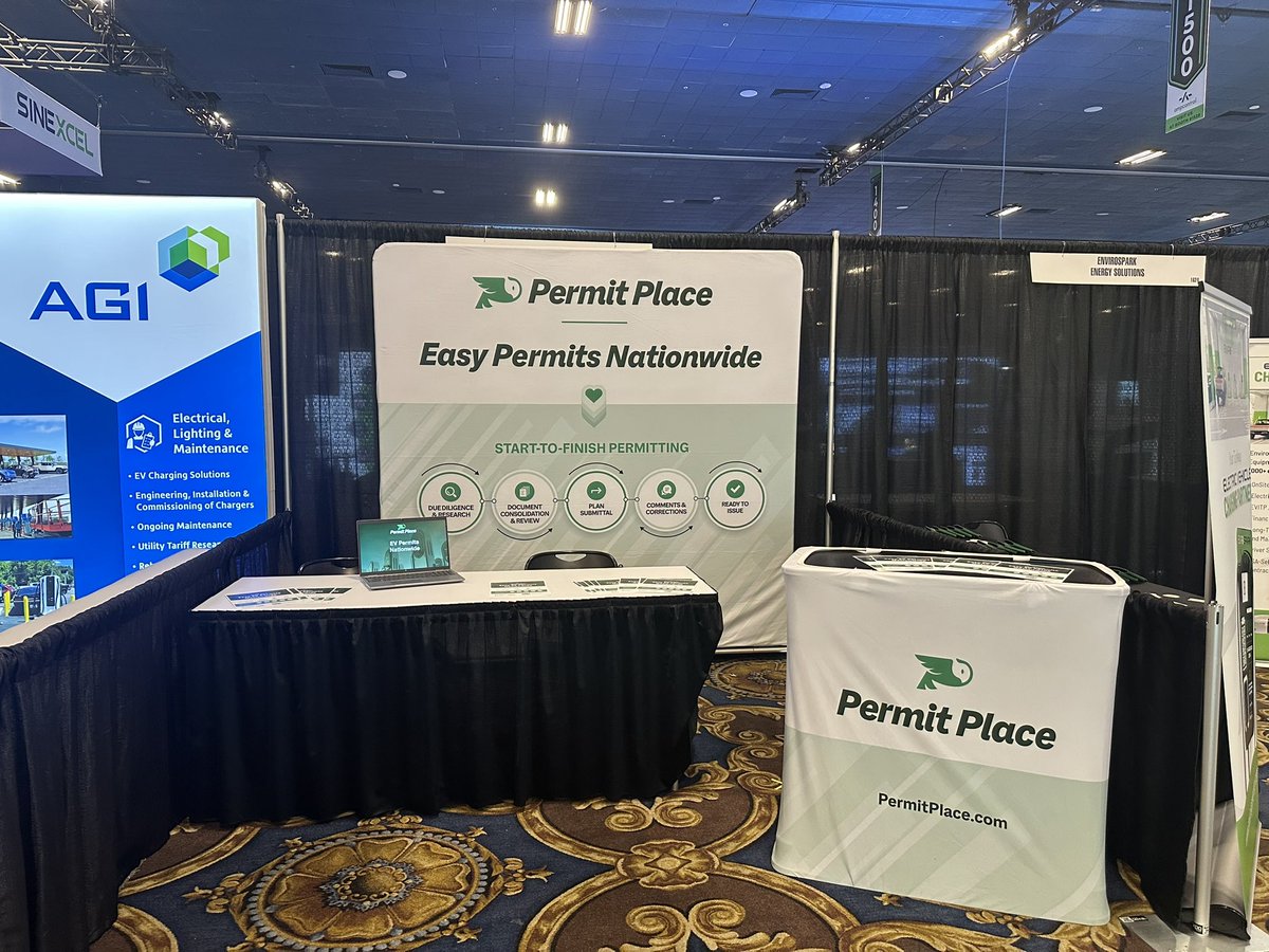 Come visit Permit Place at booth 1626 at the EV Charging Summit &amp; Expo #evchargingsummit
