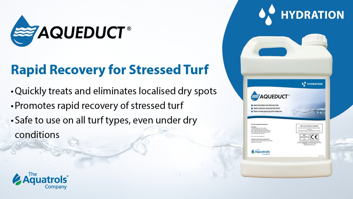 ⚠️ Do you need to hit the reset button? #Aqueduct liquid is a curative surfactant formulation that can be used to treat problem areas that have been masked throughout the cooler seasons before starting a regular preventative programme.

Learn more: bit.ly/3QK9Aqx