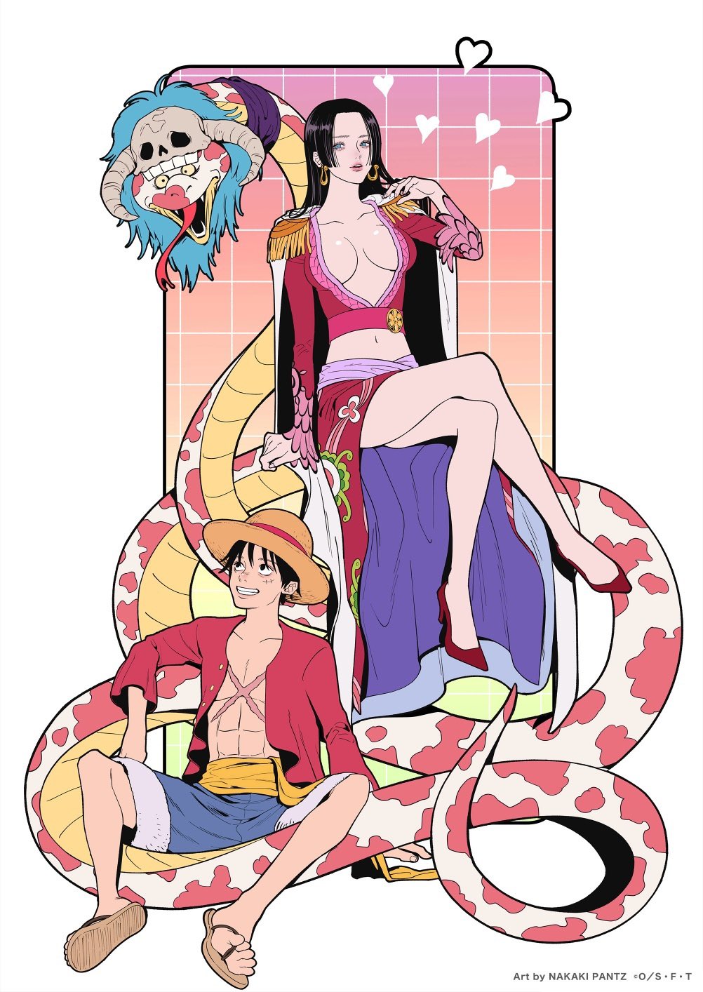 ONEPIECE / ワンピース / マンガアート / NFT ラッキーナンバー ONE PIECE マンガアート NFT複製原画 Wings 2枚セット
