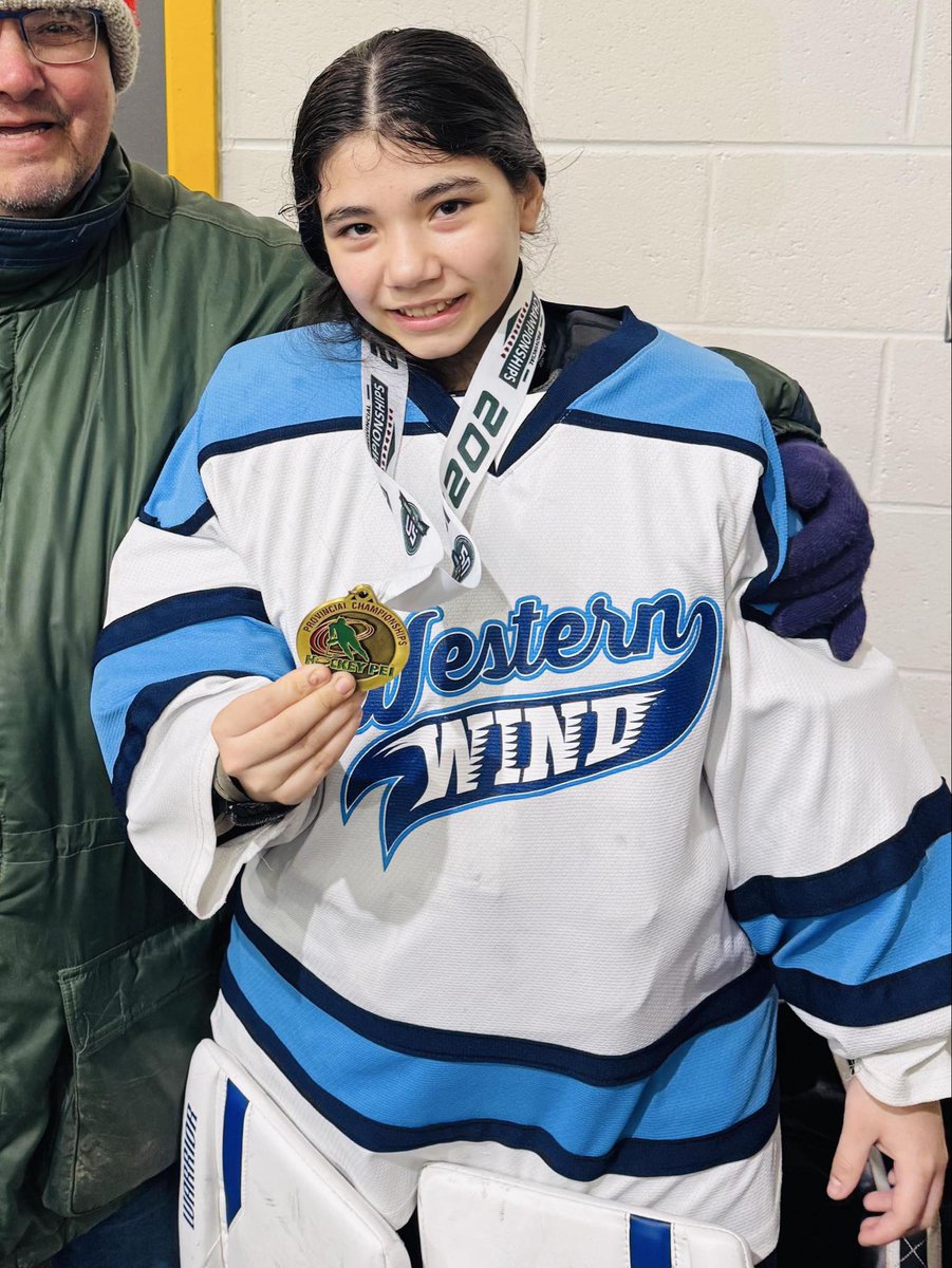 Congratulations to Lyla Mitchell from Lennox Island First Nation and the U11AA Western Wind on winning the PEI Provincials U11AA Female Championships!