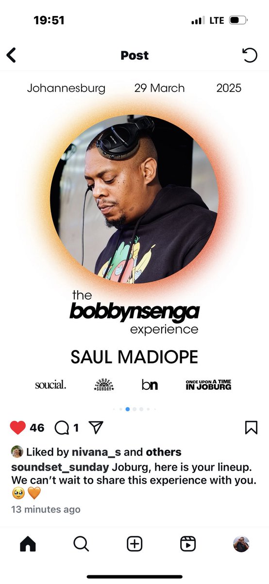 Saul_Truth's tweet photo. Catch Me Live On Saturday At The @bobbynsenga Experience https://t.co/YfuCFF0EMz