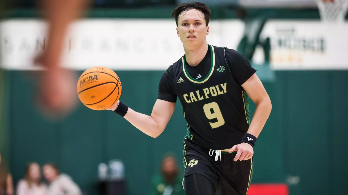 Max Feldman (@maxfeldman6) on Twitter photo Cal Poly’s Peter Bandelj is portaling.
6-4 🇸🇮 freshman averaged 10.4 PTS, 4.3 REB and 2.3 AST per game this season. Top-10 nationally in FTrate among all freshmen. Repped by <a href="/Dillon_Buchanan/">Dillon Buchanan</a> (AMR). Cal Poly’s Peter Bandelj is portaling.
6-4 🇸🇮 freshman averaged 10.4 PTS, 4.3 REB and 2.3 AST per game this season. Top-10 nationally in FTrate among all freshmen. Repped by <a href="/Dillon_Buchanan/">Dillon Buchanan</a> (AMR).