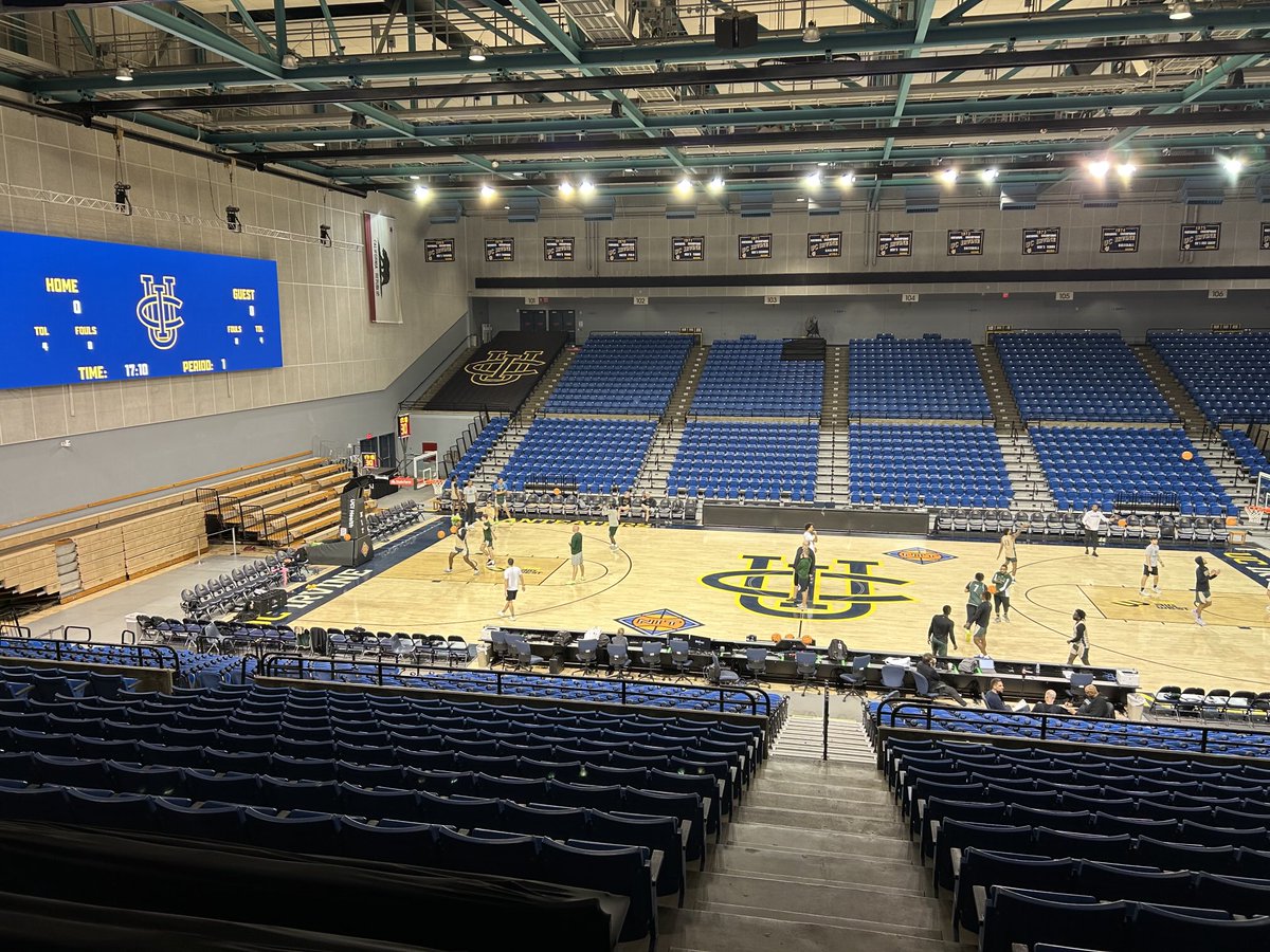 Inside the Bren Events Center in Irvine as ⁦<a href="/UAB_MBB/">UAB Men's Basketball</a>⁩ gets ready for the NIT quarterfinals.  Tune in for the Blazers and the Anteaters at 8 PM central on 100.5 FM JOX2.
