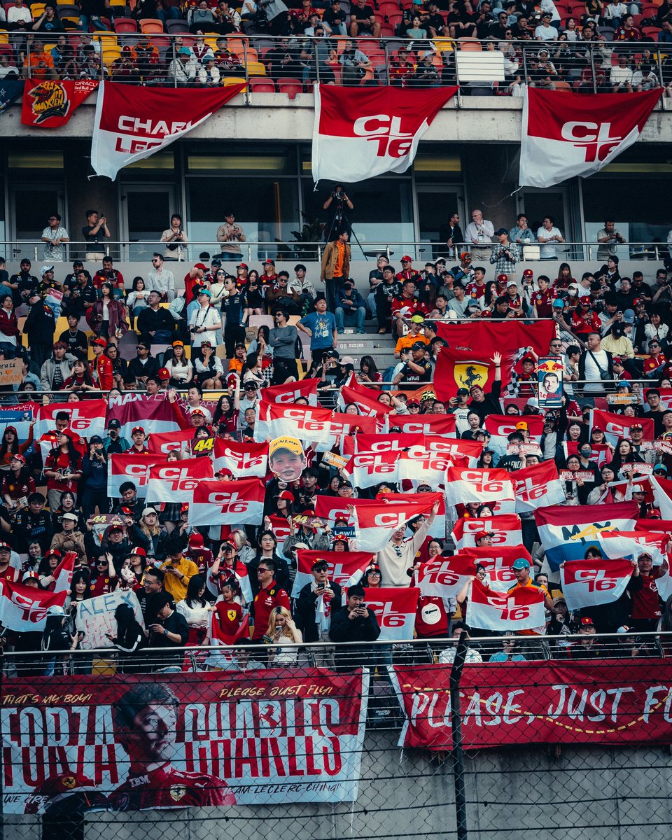 Charles_Leclerc's tweet photo. Last weekend was really tough. We’ve got to reset and work hard to turn the situation around in Japan and I’m sure we will. 
A big thank you though to the amount of support you gave me during the weekend, it always surprise me to have such support in China and it means a lot ❤️ https://t.co/kZIczu22nc