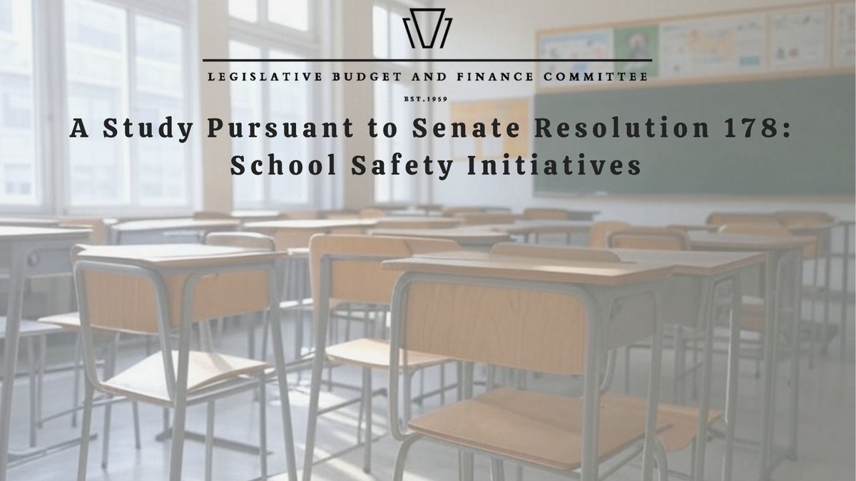 pa_lbfc's tweet photo. Read our latest Substack post, "Senate Appropriations Chair praises LBFC school safety study" to learn more about this recently released report.

https://t.co/huWmgO67tf https://t.co/pGUFtlbxgp
