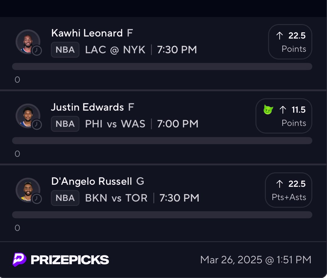 ✅ Our 3 pick profit boost play for today✅

As always we will give away $15 dollars to a follower who likes and retweets this post.

Today’s the day, let’s lock in🔒🔒

prizepicks.onelink.me/gCQS/shareEntr…

#PrizePicks #PrizePicksNBA #prizepickslocks
#PrizePicksToday #FlexFriday