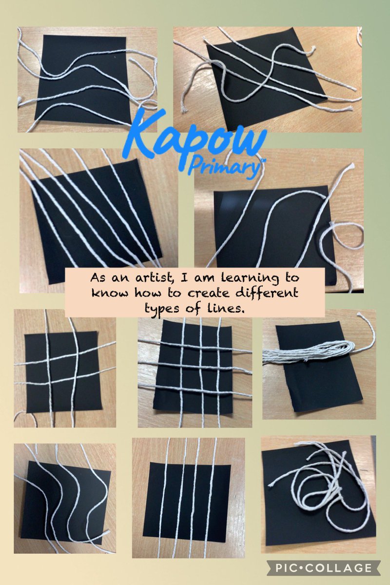 Miss_Myerscough's tweet photo. Year 2 @StJosephStBede have been learning how there are different types of lines and have been experimenting different ways to create them. @STOC_CAT @kapowprimary #sjsbArt https://t.co/m6Wi8qwvJk