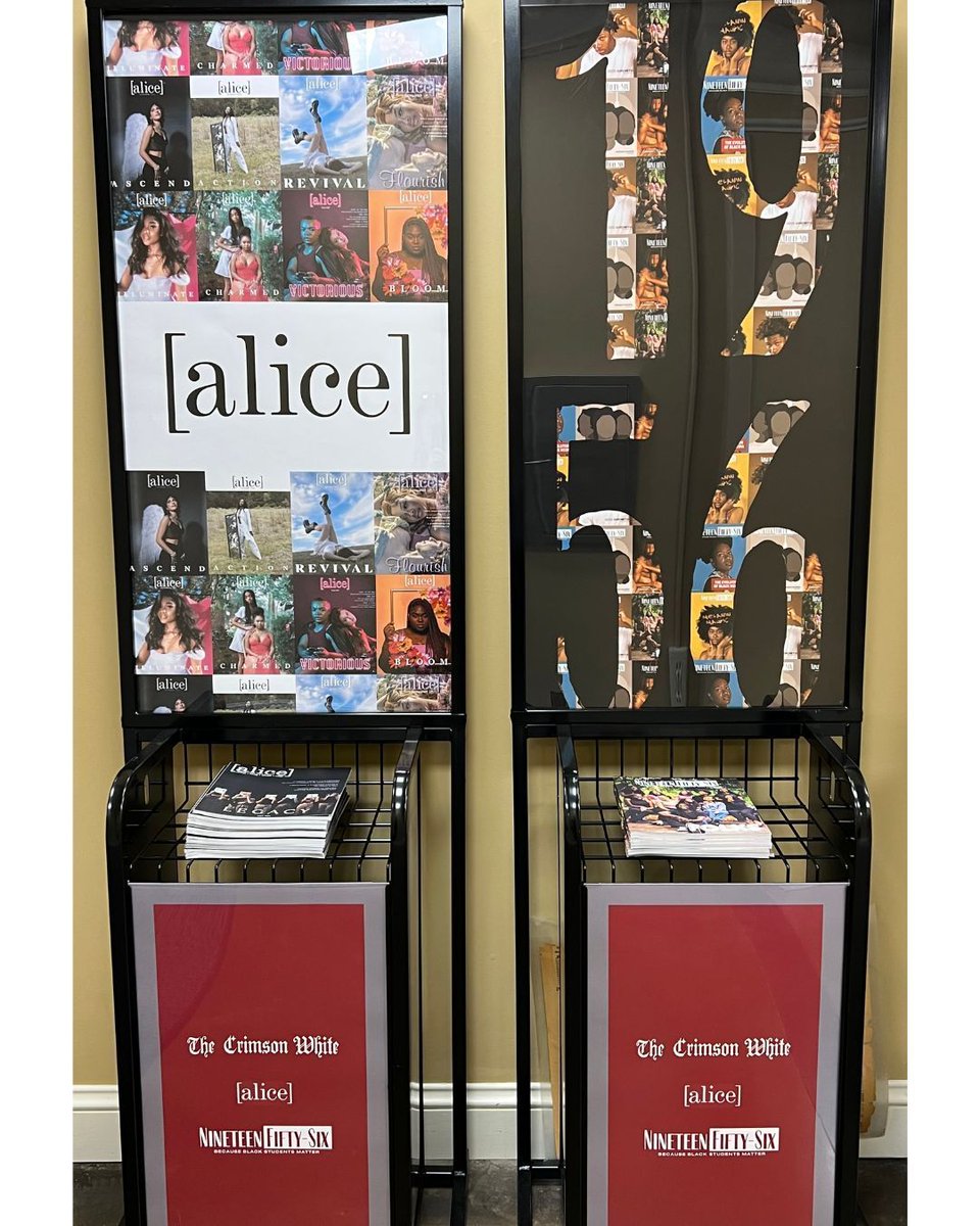 UA Student Media (@uastudentmedia) on Twitter photo ❗2 weeks from today❗ <a href="/alicethemag/">Alice Magazine</a> and <a href="/1956magazine/">1956 Magazine</a> will be announcing their newest editions at Spring Fling!
Be on the lookout as we get closer and they get to share all of their hard work! ❗2 weeks from today❗ <a href="/alicethemag/">Alice Magazine</a> and <a href="/1956magazine/">1956 Magazine</a> will be announcing their newest editions at Spring Fling!
Be on the lookout as we get closer and they get to share all of their hard work!