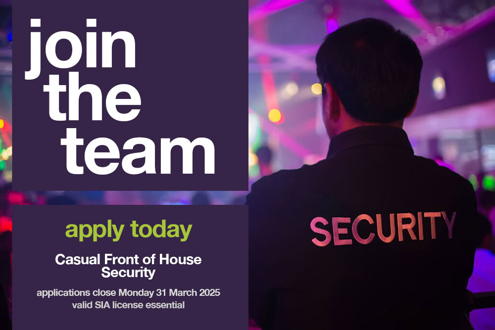 theatresevern (@theatresevern) on Twitter photo Are you SIA trained? Theatre Severn are looking to recruit ๐๐ฎ๐๐๐ฎ๐น ๐๐ฟ๐ผ๐ป๐ ๐ผ๐ณ ๐๐ผ๐๐๐ฒ ๐ฆ๐ฒ๐ฐ๐๐ฟ๐ถ๐๐ ๐ฆ๐๐ฒ๐๐ฎ๐ฟ๐ฑ๐ to join our growing team.
Applicants must be 18+.
๐๏ธ Closing date: ๐ ๐ผ๐ป ๐ฏ๐ญ ๐ ๐ฎ๐ฟ๐ฐ๐ต
Apply online ๐ orlo.uk/44X6O Are you SIA trained? Theatre Severn are looking to recruit ๐๐ฎ๐๐๐ฎ๐น ๐๐ฟ๐ผ๐ป๐ ๐ผ๐ณ ๐๐ผ๐๐๐ฒ ๐ฆ๐ฒ๐ฐ๐๐ฟ๐ถ๐๐ ๐ฆ๐๐ฒ๐๐ฎ๐ฟ๐ฑ๐ to join our growing team.
Applicants must be 18+.
๐๏ธ Closing date: ๐ ๐ผ๐ป ๐ฏ๐ญ ๐ ๐ฎ๐ฟ๐ฐ๐ต
Apply online ๐ orlo.uk/44X6O