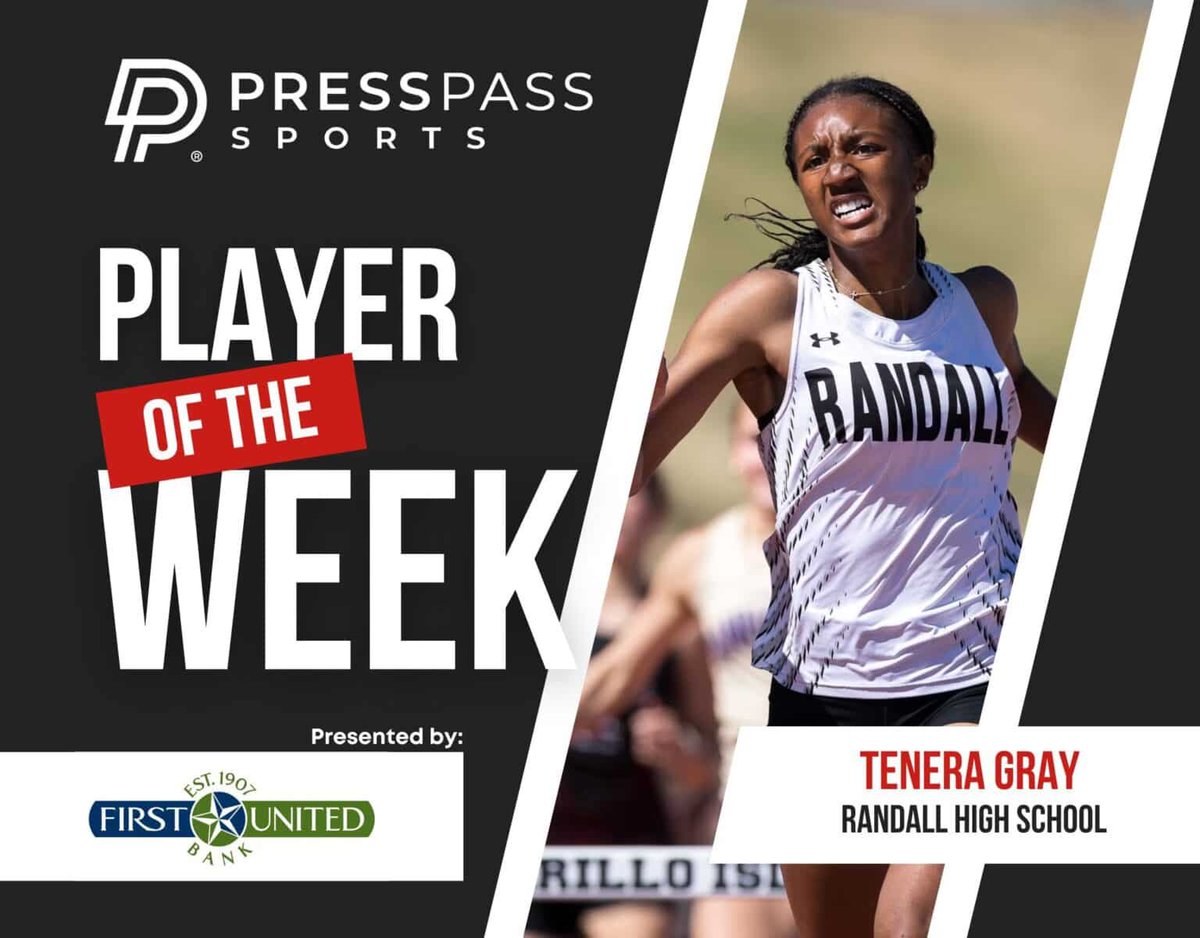 Press Pass Sports (@presspasssports) on Twitter photo Congratulations to the <a href="/FUBTexas/">First United Bank</a> Athletes of the Week - Imanol Marquez of Dumas and Tenera Gray of Randall .. ##txhstrack .. Thanks to <a href="/FUBTexas/">First United Bank</a> and <a href="/Sutton1Stuart/">Stuart Sutton</a> for making this possible.
🔗 presspass.news Congratulations to the <a href="/FUBTexas/">First United Bank</a> Athletes of the Week - Imanol Marquez of Dumas and Tenera Gray of Randall .. ##txhstrack .. Thanks to <a href="/FUBTexas/">First United Bank</a> and <a href="/Sutton1Stuart/">Stuart Sutton</a> for making this possible.
🔗 presspass.news