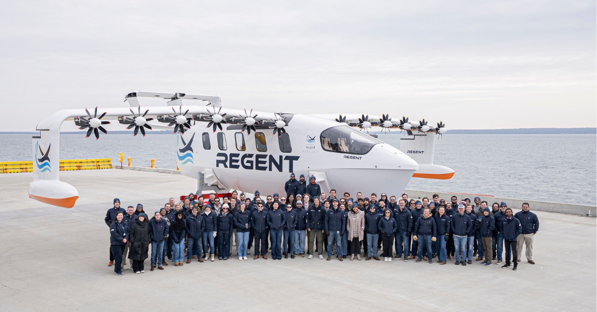 🎉 Huge congratulations to the <a href="/regentcraft/">REGENT</a> team on Paladin hitting the water as the first full-scale, crewed seaglider! 👏  

At Ocean Flyer, we want to take a moment to appreciate your vision, dedication, and persistence 💪 

📸 Photo by <a href="/regentcraft/">REGENT</a>

#Seaglider #OceanFlyer
