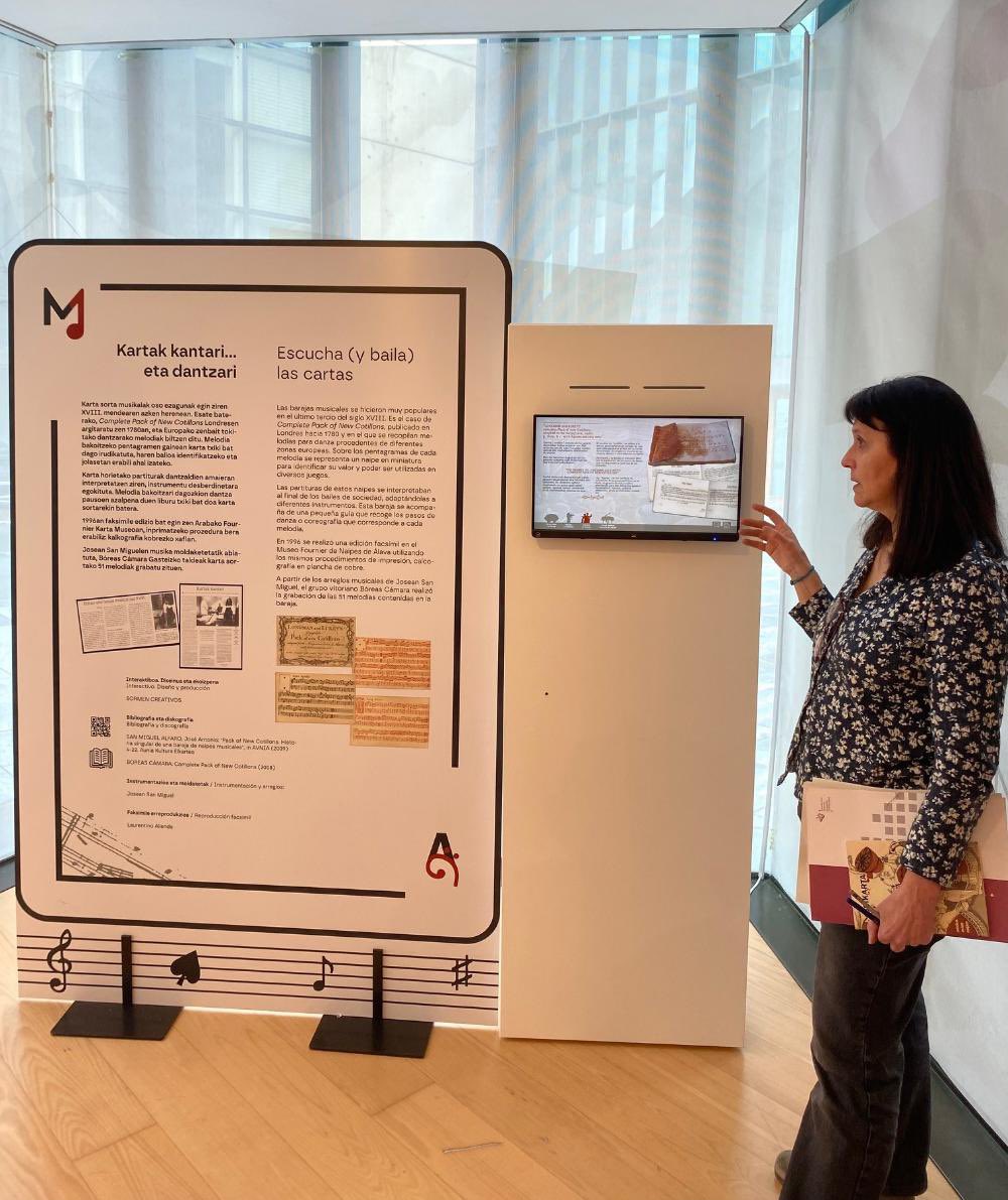 El Museo Fournier de Naipes BIBAT presenta la exposición “Musikarta. Música en los naipes” que se podrá visitar hasta finales de octubre 🃏🎶

prentsa.araba.eus/es/web/arabapr…