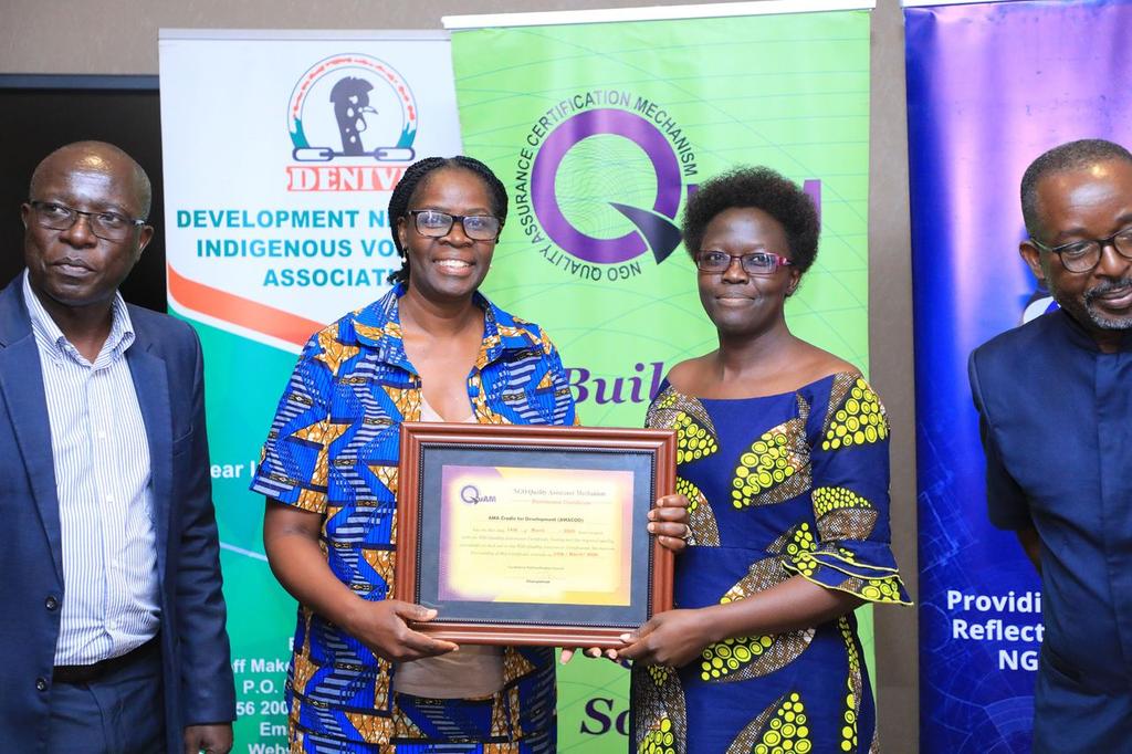 clapotod's tweet photo. Today I received the Quality Assurance Mechanism (QUAM) Certificate on behalf of AMA Cradle for development Uganda (AMACOD). We are committed to quality service to the people we serve.  @CradleAma @Twaweza_NiSisi @otemcollective @CivFund_ https://t.co/RieRqhjvxA