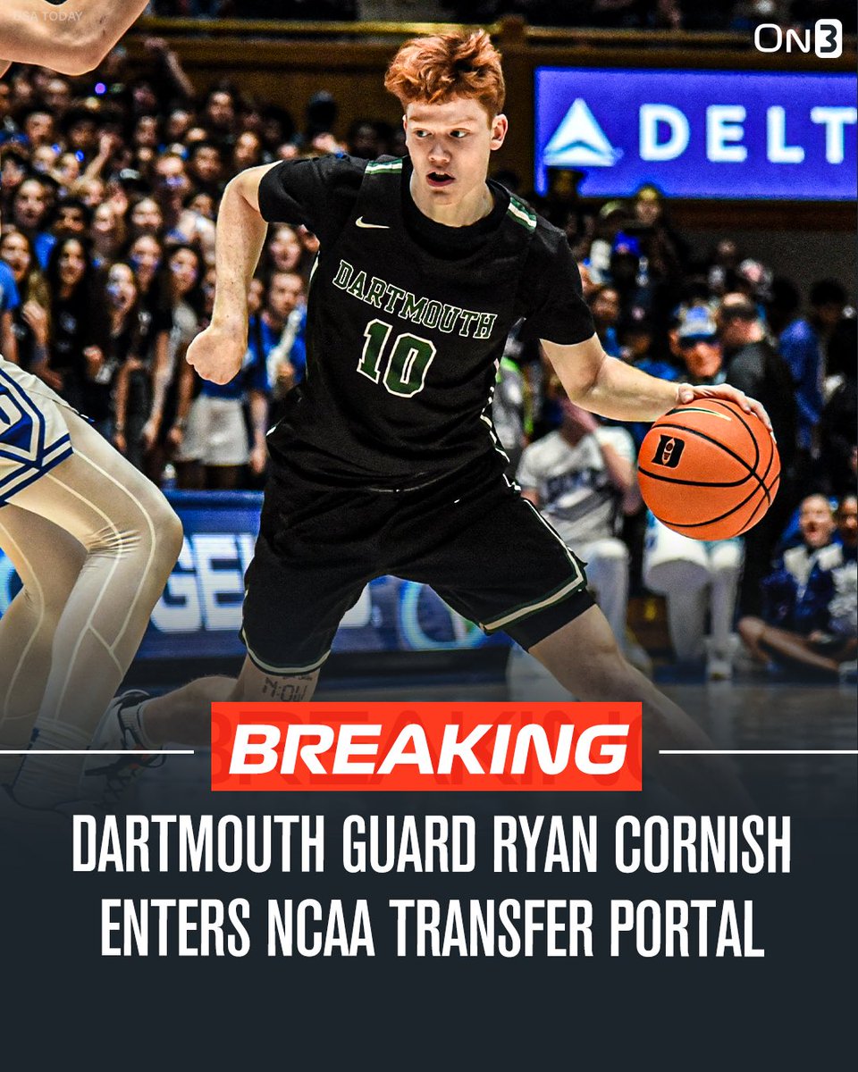 Transfer Portal (@transferportal_) on Twitter photo NEW: Dartmouth guard Ryan Cornish has entered the NCAA Transfer Portal, <a href="/PeteNakos_/">Pete Nakos</a> reports.
Cornish averaged 17.1 points and 4.9 rebounds per game this season.
on3.com/transfer-porta… NEW: Dartmouth guard Ryan Cornish has entered the NCAA Transfer Portal, <a href="/PeteNakos_/">Pete Nakos</a> reports.
Cornish averaged 17.1 points and 4.9 rebounds per game this season.
on3.com/transfer-porta…