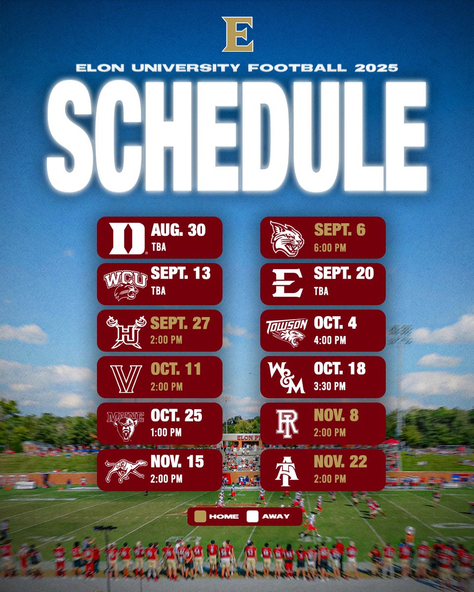 Get the calendar out and mark down those game times for the fall! #PhoenixRising #AED