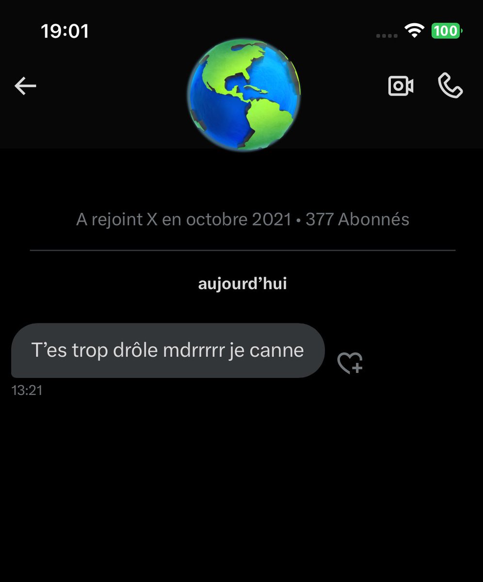 NoSePorqueeeeee's tweet photo. qd j’reçois ce genre de dm moi j’kiff hein https://t.co/ZgFwMZYB7y