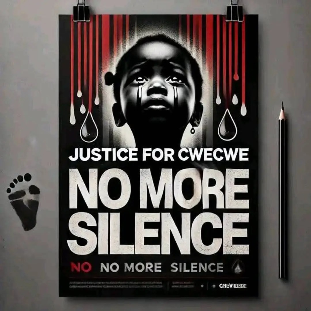 KhayalethuQoke1's tweet photo. No more silence 
Justice for Cwecwe 
A 7 year girl that was raped @BergviewCollege in Matatiele last year and her case insist taken into consideration.
@GaytonMcK @MbalulaFikile @FloydShivambu @Julius_S_Malema @Newzroom405 @ANCYLhq @ANC https://t.co/5Djeqo9Kan