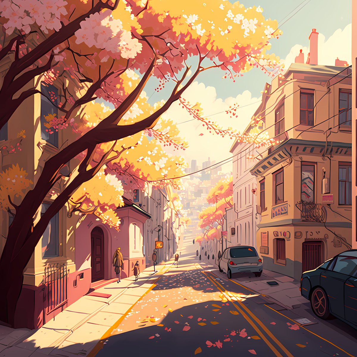 I decorated my place with ghibli+SF midjourney art back in jan 2023. y'all just catching up with this 4o stuff