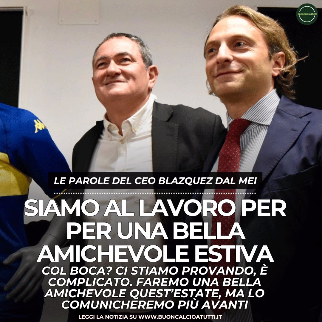 buoncalcio's tweet photo. 🗯️👉🏻🆕👕🟡🔵
👉🏻 Le dichiarazioni integrali su https://t.co/dHSxOJ8k16
➡️ #Genoa #Blazquez #SerieA #Boca https://t.co/kQ3usUrmC5
