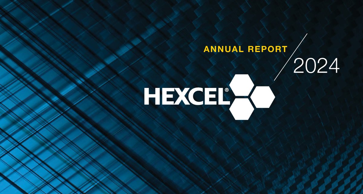 HexcelCorp's tweet image. “What distinguishes Hexcel most is our material science and technology leadership, and the people at Hexcel who make that leadership possible.” - Thomas Gentile, Hexcel Chairman, CEO & President.
🔍 Discover More: Dive into our 2024 Annual Report to see the incredible strides…