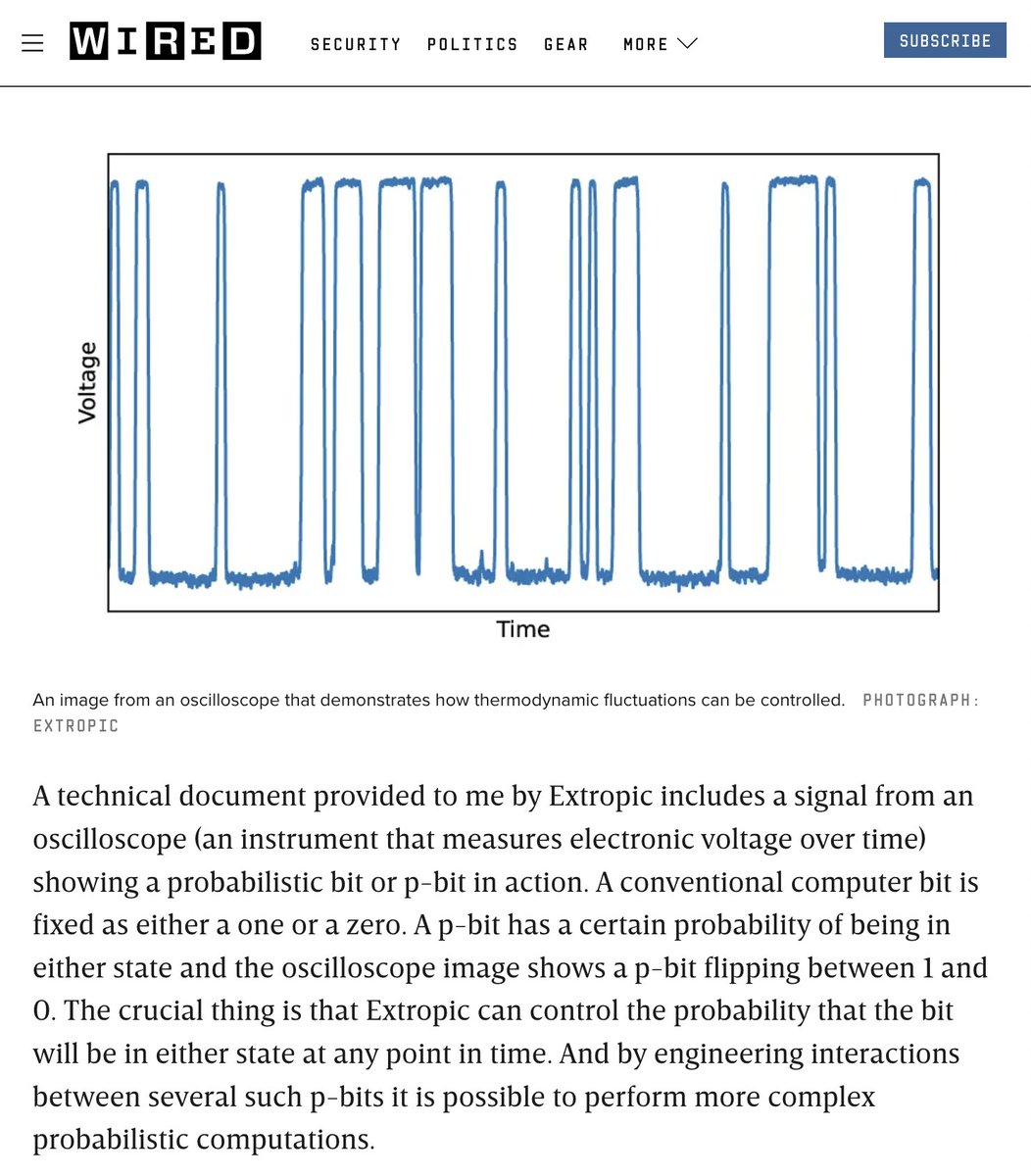 New article in <a href="/WIRED/">WIRED</a> by <a href="/willknight/">Will Knight</a>

Includes more on our tech's progress and our silicon probabilistic bit milestone. 

Go check it out!