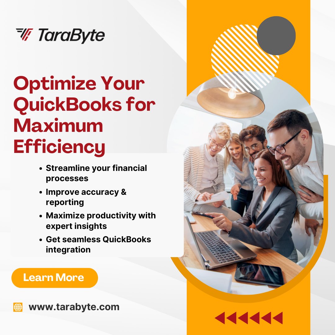 TaraByte01's tweet image. Struggling with QuickBooks? TaraByte ensures accurate financials with expert setup, cleanup, and seamless Fishbowl integration.

📞 Call 888-745-1533 or visit hubs.ly/Q03dxBcc0.

#QuickBooksExperts #BusinessFinance #AccountingMadeEasy #TaraByte