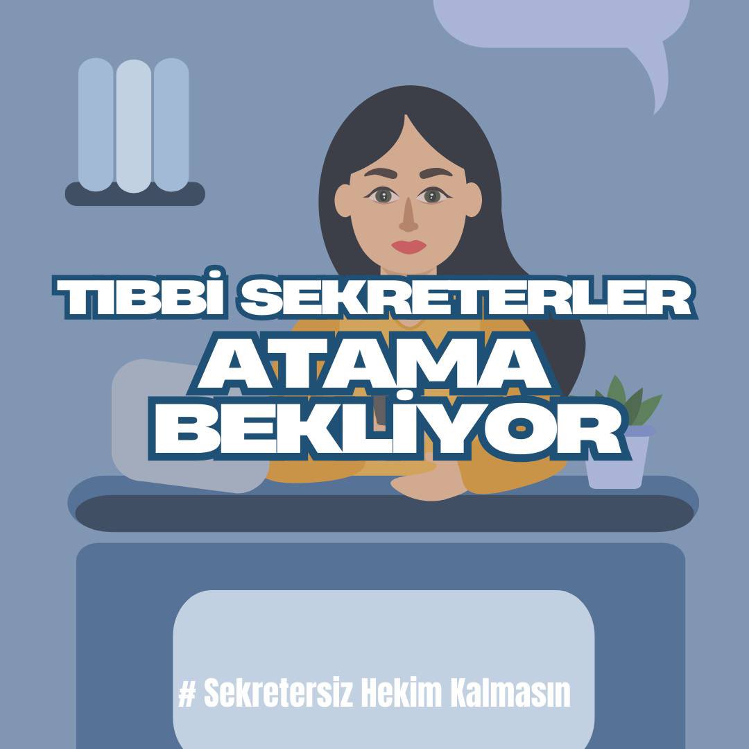 sekreterbirligi's tweet photo. Tıbbi sekreterler sağlık kurumlarının her yerinde çalışabiliyorken geldiğimiz noktada her bir mezunu mesleki kaygı içerisindedir.Adil bir atama ile mağduriyetimiz giderilmeli!
 #SekretersizHekimKalmasın https://t.co/UbBWkt8QiN