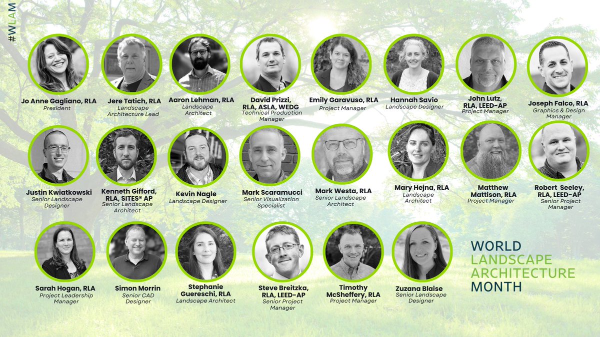 Happy World Landscape Architecture Month! Our talented team has been showcasing their talent for decades, creating parks, greenways, waterfronts, urban farms, and more. Here’s to the people behind the places that connect us to the outdoors! #WLAM  #ABetterEnvironment