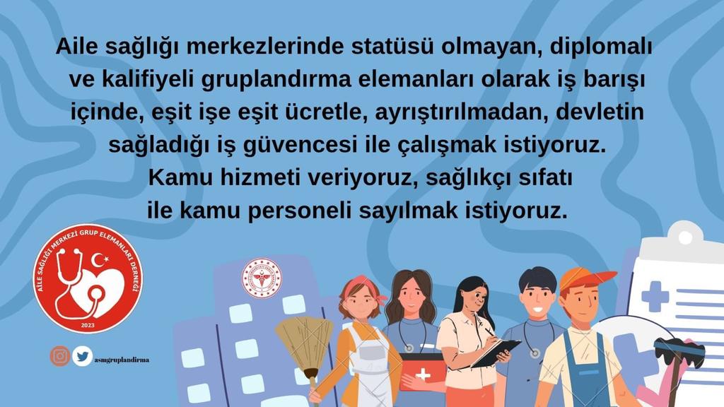 On üç bin kişilik sağlık ordusu olarak emeğimizin iş gücümüzün yok sayılmasını istemiyoruz

#İşverenBakanlıktır