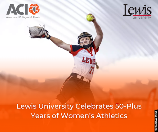 AssocCollegesIL's tweet photo. This Women’s History Month, we’re celebrating @LewisUniversity — an ACI member school — for honoring over 50 years of women’s athletics! 🏆 Read more here: https://t.co/68BF6i8RTf

#CatalystForChange #WomensHistoryMonth #LewisUniversity #ACI #WomensAthletics https://t.co/8i0jWgyh1e