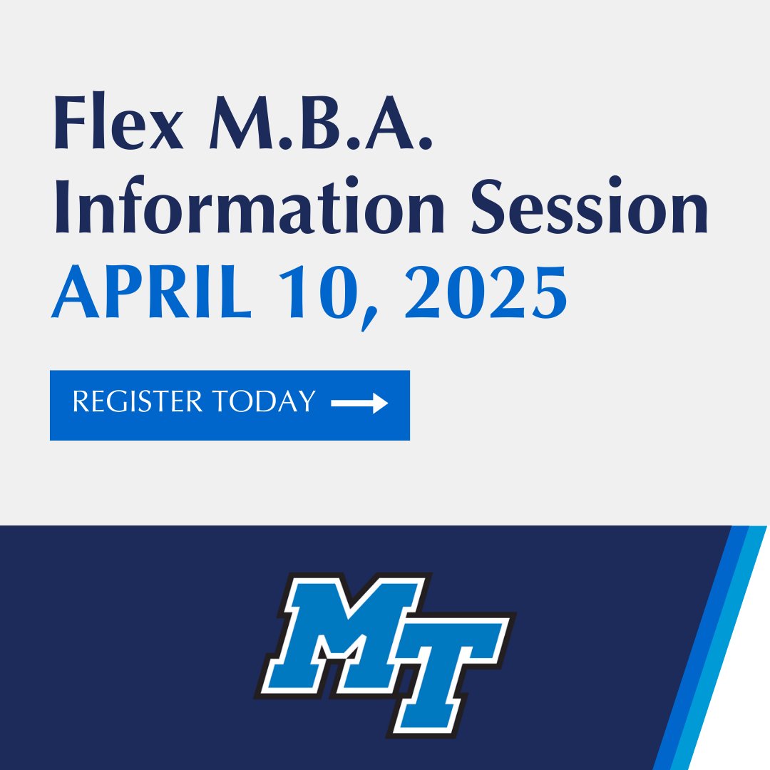 Attend our upcoming Flex M.B.A. information session on April 10 to discover how our program's flexible format can help you balance work, life, and education.

Don't miss this opportunity to meet faculty and get all your questions answered! Register now: bit.ly/4iJp8qH