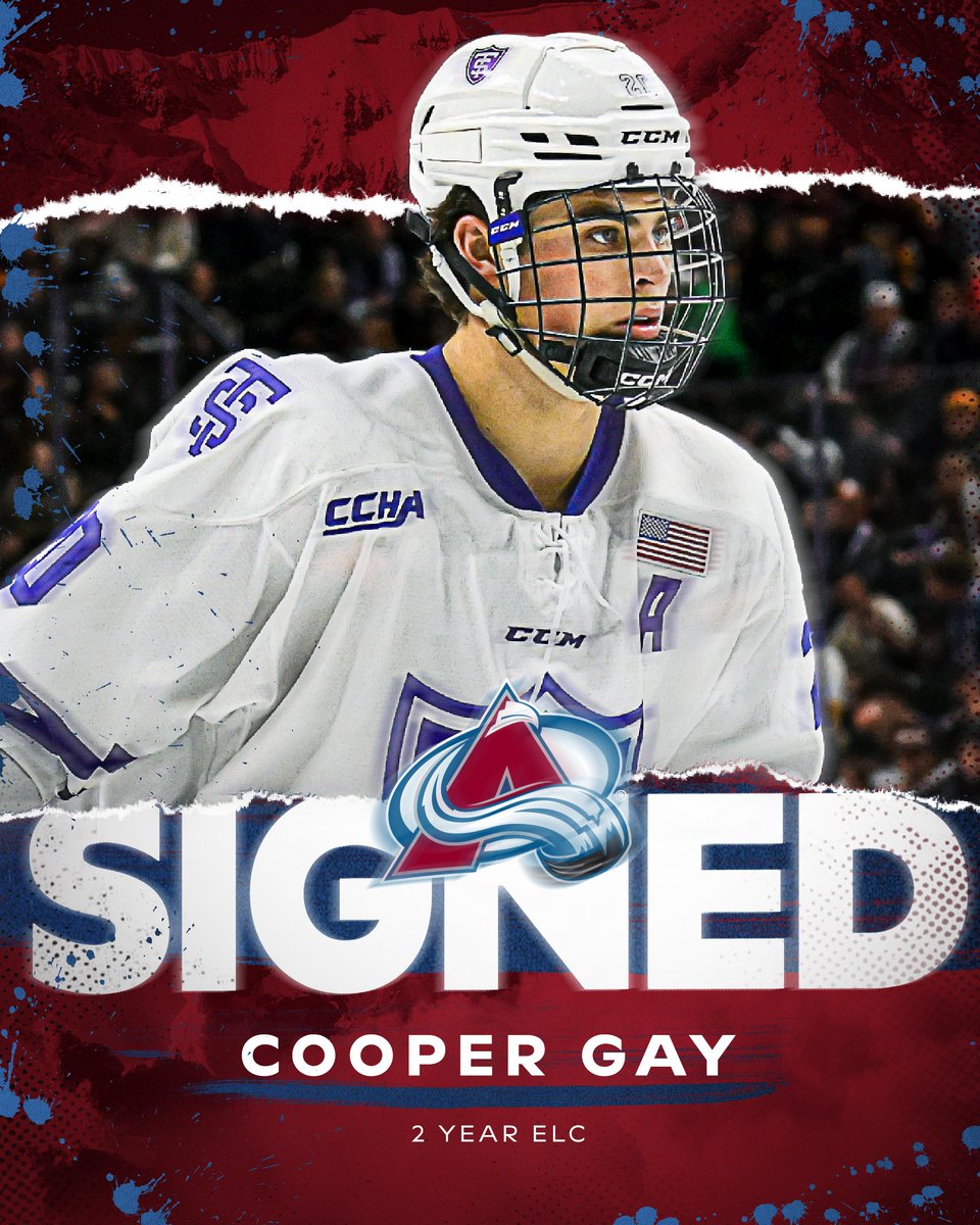 We have signed Isak Posch and Cooper Gay to a two-year entry-level contract starting in 2025-26.