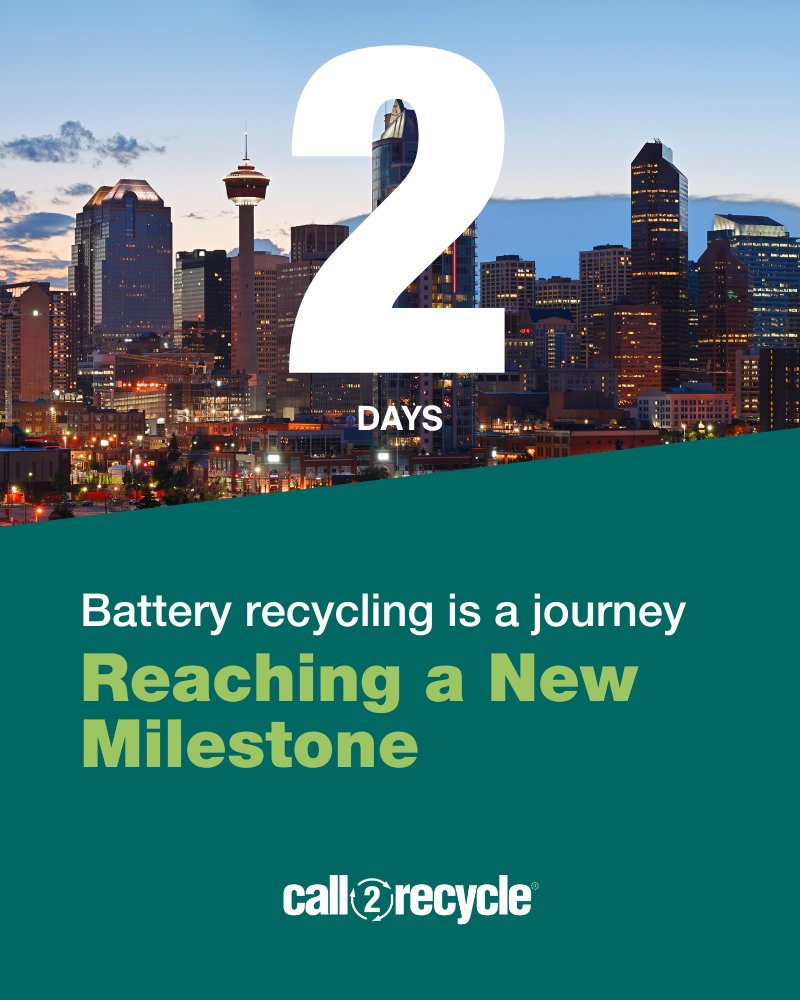 Recycling batteries is a journey, and in just two days, we’ll reach a new, important milestone in our mission to protect the environment. Get ready!