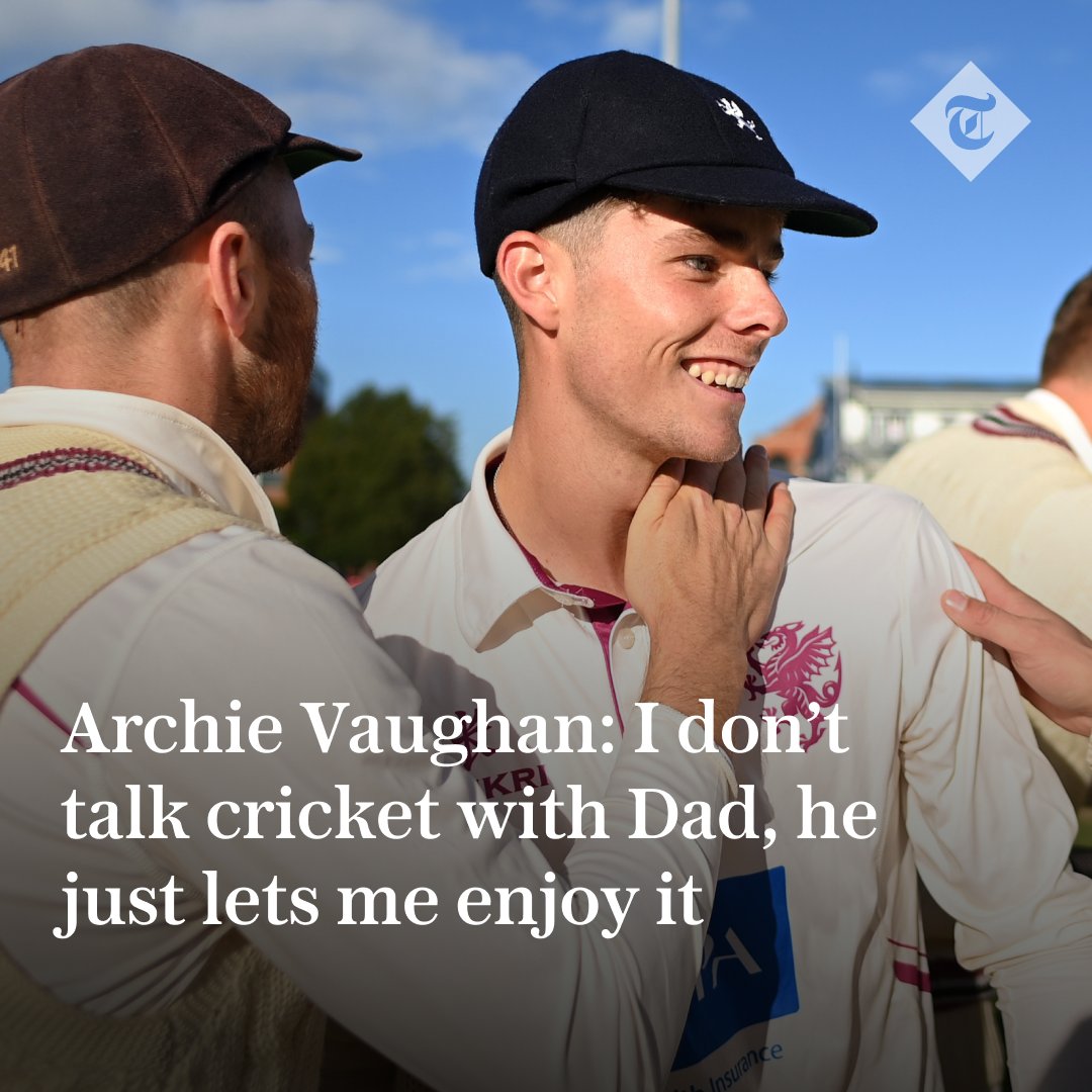 Telegraph Cricket (@telecricket) on Twitter photo Somerset all-rounder Archie Vaughan on living with his fatherâs legacy, his friendship with Rocky Flintoff and how lockdown boredom led to spin success
âď¸ <a href="/twiggsonia/">Sonia Twigg</a>
Read the full interview below âŹď¸
telegraph.co.uk/cricket/2025/0⌠Somerset all-rounder Archie Vaughan on living with his fatherâs legacy, his friendship with Rocky Flintoff and how lockdown boredom led to spin success
âď¸ <a href="/twiggsonia/">Sonia Twigg</a>
Read the full interview below âŹď¸
telegraph.co.uk/cricket/2025/0âŚ