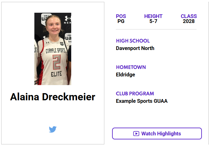 Check out Alaina Dreckmeier's (<a href="/AlainaD04/">Alaina Dreckmeier</a>) 𝙈𝘼𝙓𝙍𝙀𝘾𝙍𝙐𝙄𝙏 𝙋𝙇𝘼𝙔𝙀𝙍 𝙋𝙍𝙊𝙁𝙄𝙇𝙀! ⤵️
jrallstar.com/maxrecruit/max…

Start building your profile now at jrallstar.com/maxrecruit!