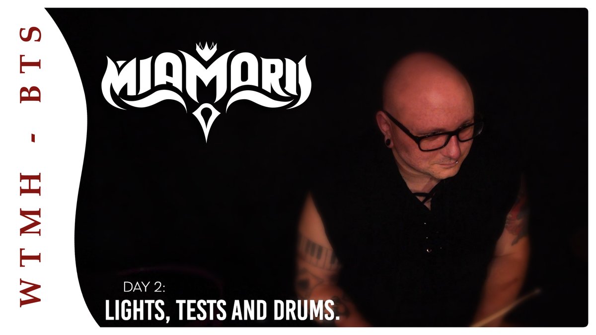 Day 2 🎥 of our attempt at shooting a video for Welcome to My Hell. Miamorii.com