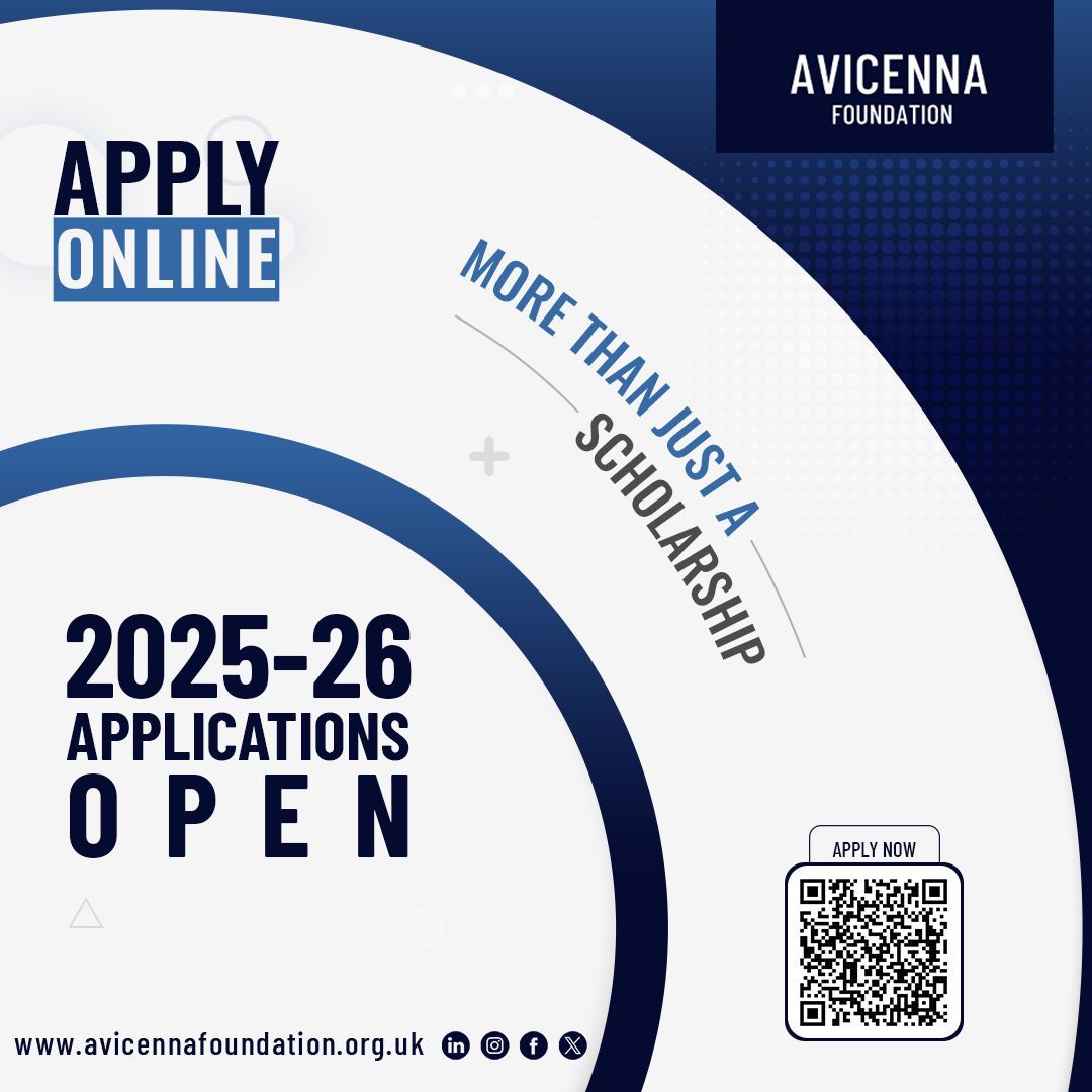 Considering the Avicenna Foundation 2025 intake? This is your sign to apply! 🚀

📌 Applications are open for mentorship, leadership development, and networking.

🔗 Apply now: avicennafoundation.org.uk/scholarship/ 

#Scholarships