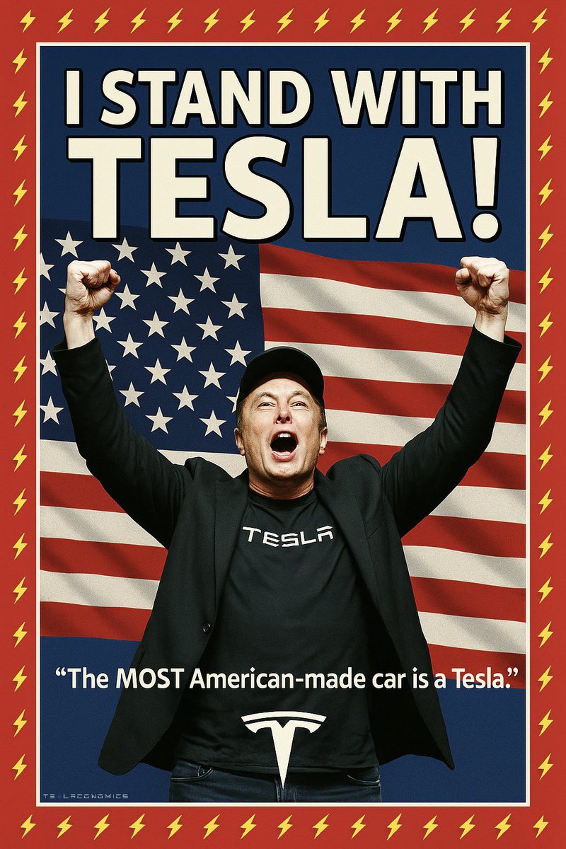 I STAND WITH TESLA! ⚡️⚡️⚡️