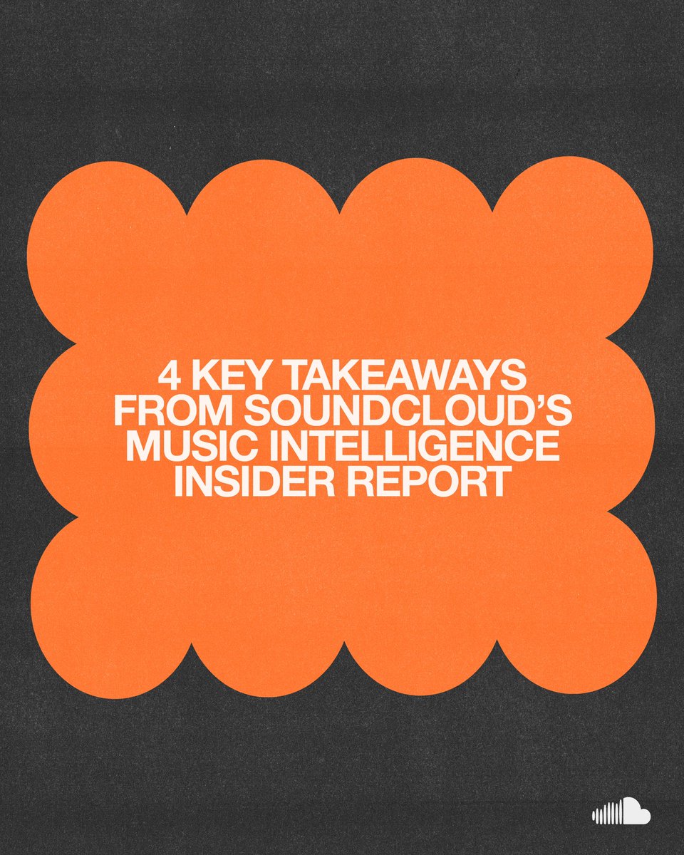 Music moves on SoundCloud BEFORE it hits the mainstream 🚀 Read our Music Intelligence Report to dive deep into the trends, artists &amp; scenes shaping the future of music: ow.ly/e2fU50Vp8KS