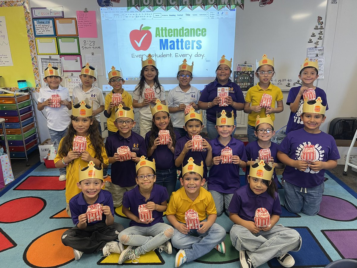 3rd 9wks Attendance winners! 🍿 #TeamSISD