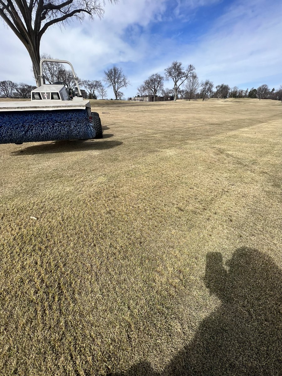Idea may not be the first, but this could be one of the most beneficial uses of the snow brush.