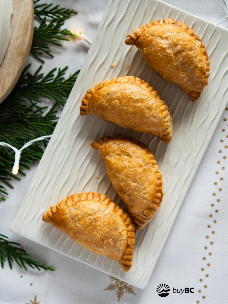 Flaky, golden, and bursting with flavour! These halibut cheek empanadas take a classic favourite and give it an Indonesian twist! #buybc <a href="/EatDrinkBuyBC/">BuyBC</a>