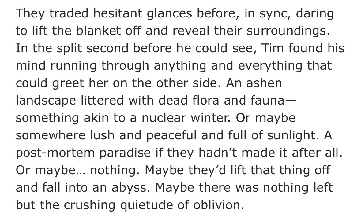 caIIjupiter's tweet photo. • Fire Starter •
‼️Major Character Death.

3 chapters | 3k words

https://t.co/tVey2sOfpH https://t.co/iiNQgBKvcs