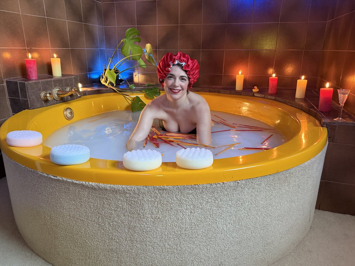 Cat Davies (@kittycointreau) on Twitter photo 26 hours to go on #Kickstarter, so trivia & #bts time! The bath <a href="/RosieisaHolt/">Rosie Holt</a> bathed in & I posed in while #directing (!) has also had <a href="/SELFESTEEM___/">Self Esteem</a> ESTEEM in it! Thanks <a href="/loc_creation/">Location Creation</a> 🫶🏻 Final pledges 👇🏻
kickstarter.com/projects/james…
Self Esteem - The Red Bulletin by Philip Mueller 26 hours to go on #Kickstarter, so trivia & #bts time! The bath <a href="/RosieisaHolt/">Rosie Holt</a> bathed in & I posed in while #directing (!) has also had <a href="/SELFESTEEM___/">Self Esteem</a> ESTEEM in it! Thanks <a href="/loc_creation/">Location Creation</a> 🫶🏻 Final pledges 👇🏻
kickstarter.com/projects/james…
Self Esteem - The Red Bulletin by Philip Mueller