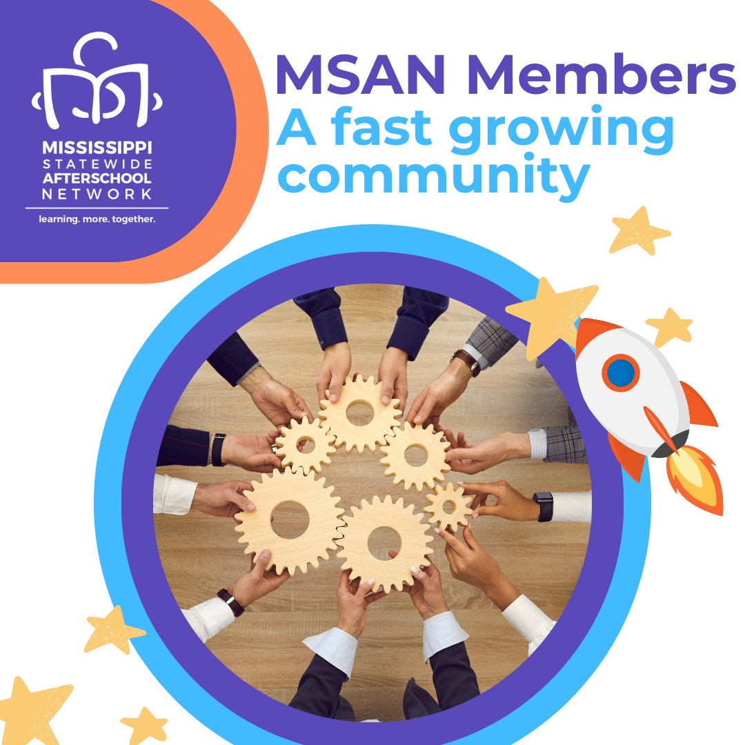 MSAfterschool's tweet photo. Passionate about afterschool? 
Learn how you can partner with MSAN to make a difference in your community: https://t.co/OXVVbMd1db
#STEMeducation #CommunityEngagement #Mississippi #Afterschool https://t.co/4FjJq1UyHd