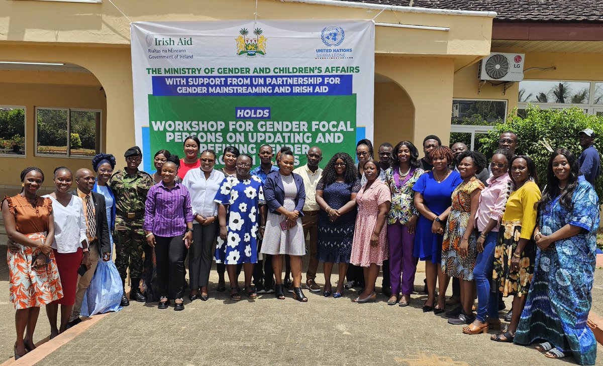 UNWOMEN_SL's tweet photo. @UNWOMEN_SL, thru the #UNPartnershipForGenderMainstreaming is supporting @mogca_S_L in a two-day intensive training for #GenderFocalPersons in #MDAs to strengthen gender-responsive policies &actions on updating &refining #GenderActionPlans for #GEWEImplementation #GenderEquality https://t.co/oZ5k0IMY8i